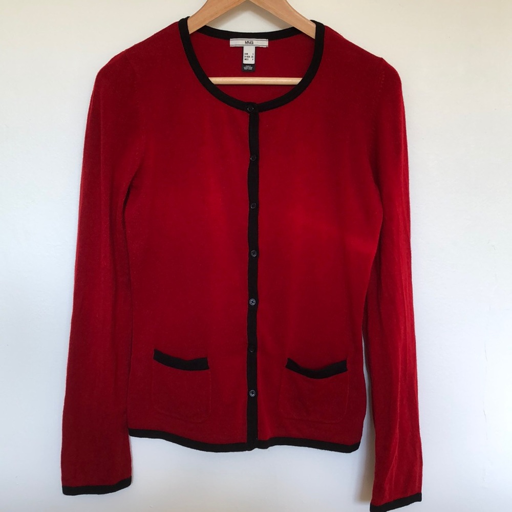 MNG Red Cardigan *3 for $30*